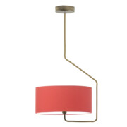 Nowoczesny plafon LED ze złotym stelażem LAVRIO