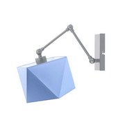 Dziecięcy kinkiet ścienny w niebieskim odcieniu AMARILLO