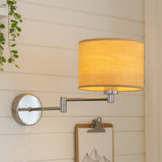 Nowoczesny kinkiet z regulowanym ramieniem do czytania BRAGE ECO