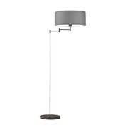 Skandynawska lampa stojąca z abażurem CANCUN z ruchomym ramieniem,