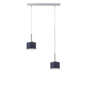 Srebrna lampa wisząca do kuchni MONTANA