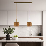 Kuchenna 2-punktowa lampa wisząca na listwie MONTANA ECO