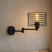 Kinkiet z regulowanym ramieniem prawo-lewo ALICANTE LOFT w stylu loftowym