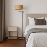 Lampa podłogowa do sypialni KAMERUN ECO w stylu skandynawskim