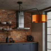 Regulowana lampa sufitowa LED do kuchni RIO MIRROR