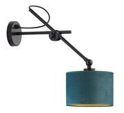 Regulowana lampa naścienna HAMILTON VELUR