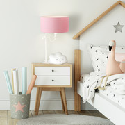 Biała lampka nocna LED dla dzieci ALASKA w nowoczesnym stylu