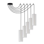 Lampa wisząca typu pająk z 5 ramionami VIZELA T5