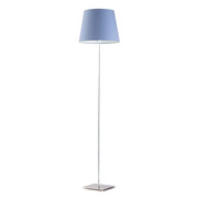 Nowoczesna lampa podłogowa dla dzieci PALERMO z niebieskim kloszem