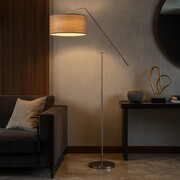 Eklektyczna lampa stojąca na wysięgniku ruchomym LIBERIA ECO