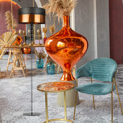 Designerska lampa podłogowa do salonu BERMUDY GLAM