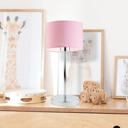 Różowa lampka nocna na stolik dla dziecka NICEA