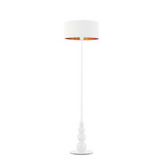 Lampa stojąca białe kule ROMA GOLD