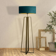 Nowoczesna lampa stojąca do salonu MOSS VELUR