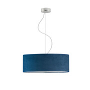 Zwis w nowoczesnym stylu HAJFA VELUR fi - 50 cm kolor granatowy