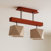 Nowoczesny 2-punktowy żyrandol do jadalni ASTIR