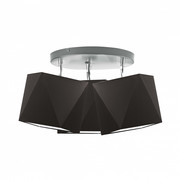 Brązowa lampa sufitowa do kuchni MINORKA z regulowanymi ramionami