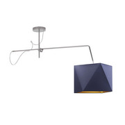 Funkcjonalna lampa sufitowa z ruchomym kloszem BUFFALO GOLD