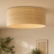 Ręcznie pleciona lampa rattanowa DUBAJ BOHO fi - 60 cm