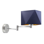 Kinkiet z regulacją rozpiętości HANOI GOLD do czytania w sypialni