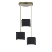 3 punktowy żyrandol do sypialni PUEBLO VELUR