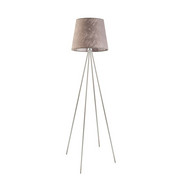 Designerska lampa stojąca z nietuzinkowym abażurem PANAMA
