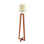 Klasyczna lampa stojąca z abażurem do salonu KOS