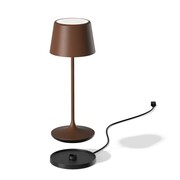 Lampka bezprzewodowa do restauracji LUNA 300 corten - efekt rdzy 6 sztuk/komplet