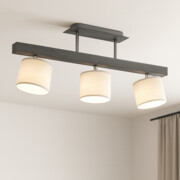 Plafon drewniany HOLLYWOOD lampa sufitowa 3 punktowa regulowana