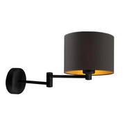 Kinkiet regulowany lampa ścienna LED przegubowy czarny BRAGE GOLD