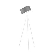 Biała lampa stojąca w stylu skandynawskim MALMO