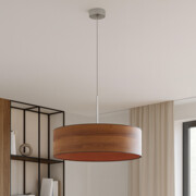 Lampa wisząca z regulowaną wysokością zawieszenia SINTRA ECO fi - 60 cm - kolor kasztanowy