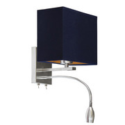 Lampa ścienna ADDIS GOLD z podwójnym źródłem światła