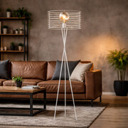 Lampa stojąca loftowa czarna LIXA LOFT