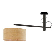 Lampa wisząca drewniana do sypialni FOGGIA BOHO