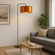 Designerska lampa stojąca do czytania BOLIVIA MIRROR