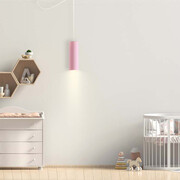 Minimalistyczny różowy żyrandol dla dziewczynki VIZELA T1