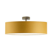 Nowoczesna lampa sufitowa LED do kuchni WENECJA fi - 60 cm - kolor musztardowy