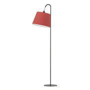 Nowoczesna lampa z czerwonym abażurem TALLIN