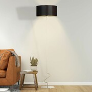 Nowoczesna lampa stojąca na chromowanym stelażu JERSEY