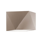 Beżowy plafon z tkaninowym abażurem KOLORADO