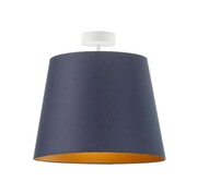 Nowoczesna lampa sufitowa w granatowym kolorze KAIR GOLD