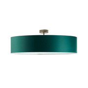 Nowoczesna lampa sufitowa do sypialni GRENADA fi - 80 cm - kolor zieleń butelkowa