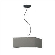 Szara lampa wisząca w stylu skandynawskim SANGRIA - kolor szary stalowy