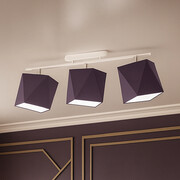 Nowoczesny plafon sufitowy do salonu DETROIT w stylu art deco