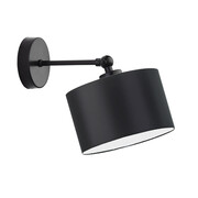 Czarny kinkiet regulowany TETE