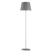 Skandynawska lampa podłogowa z szarym abażurem VASTO