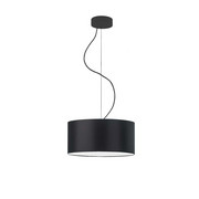 Czarna lampa wisząca do kuchni HAJFA fi - 30 cm