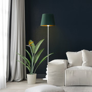 Lampa podłogowa do salonu LIZBONA GOLD o ciekawym designie