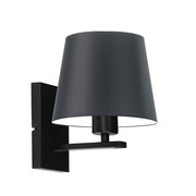 Czarny kinkiet do sypialni HVAR